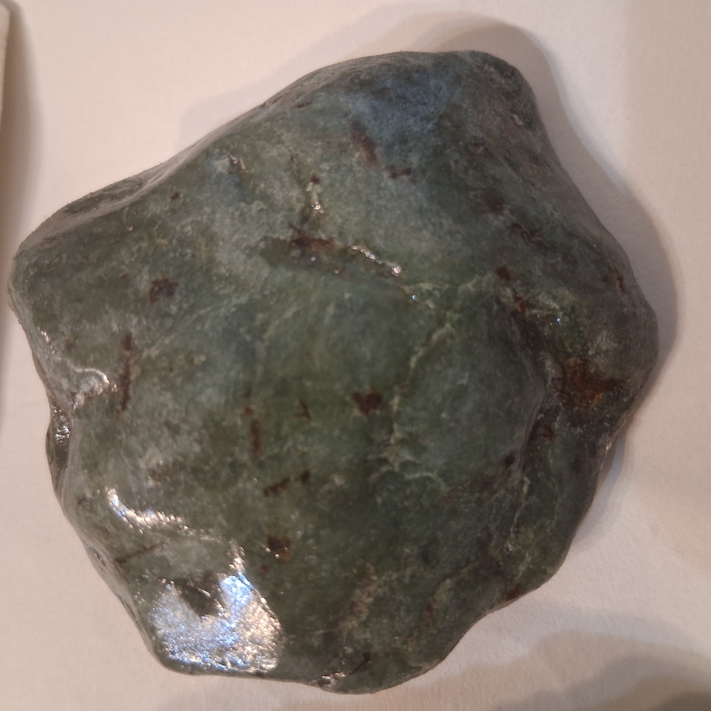 Polished Green Stone Decor